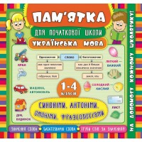 Пам’ятка для початкової школи — Синоніми, антоніми, омоніми, фразеологізми. 1—4 класи